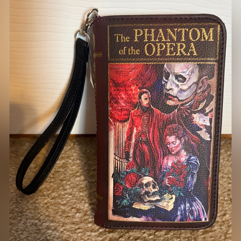 Phantom of the Opera Book Wallet/Wristlet NWT